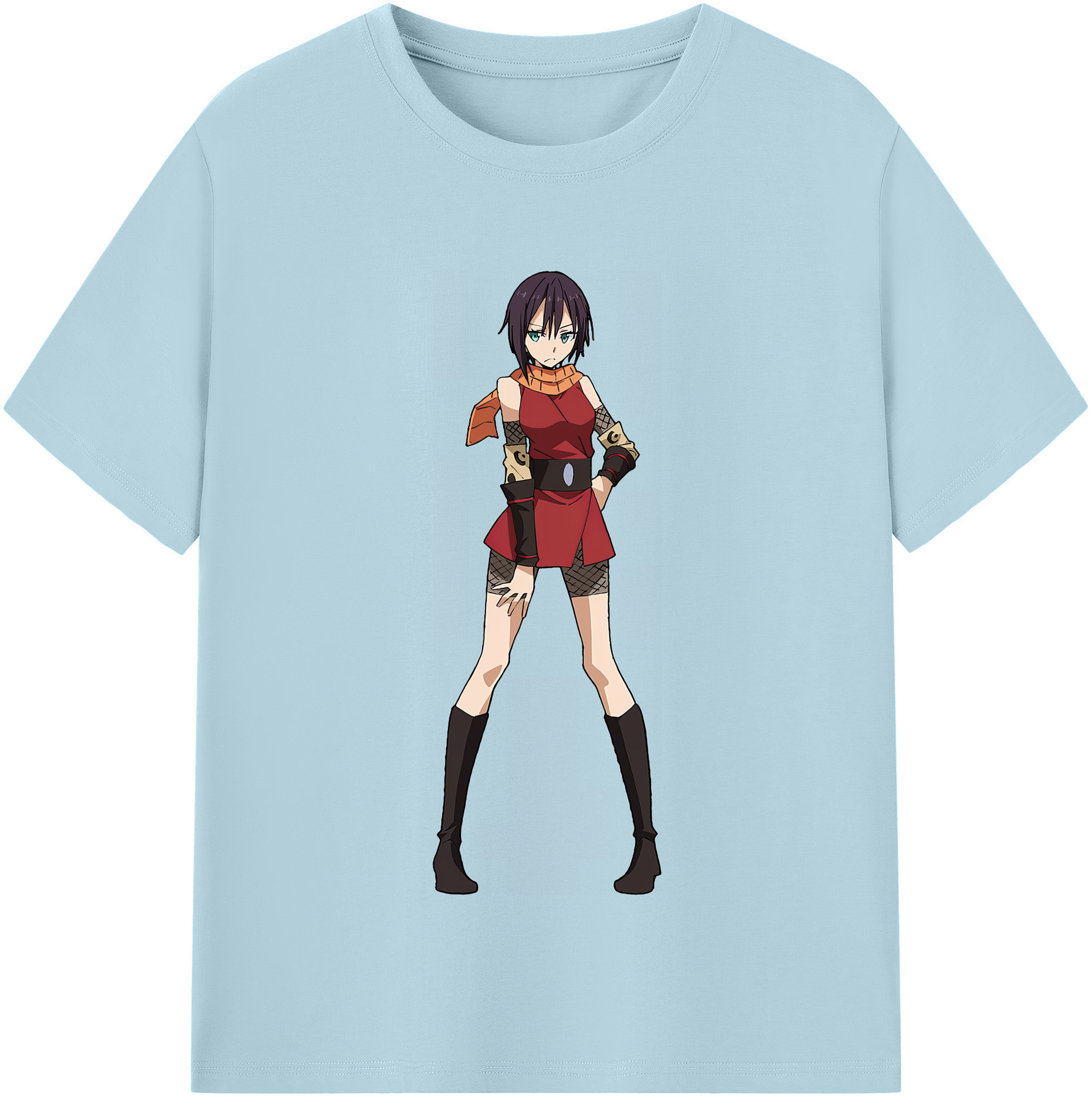 （画像用） 転スラ Regarding Reincarnated to Slime 綿100％半袖Tシャツ（フロントプリント）